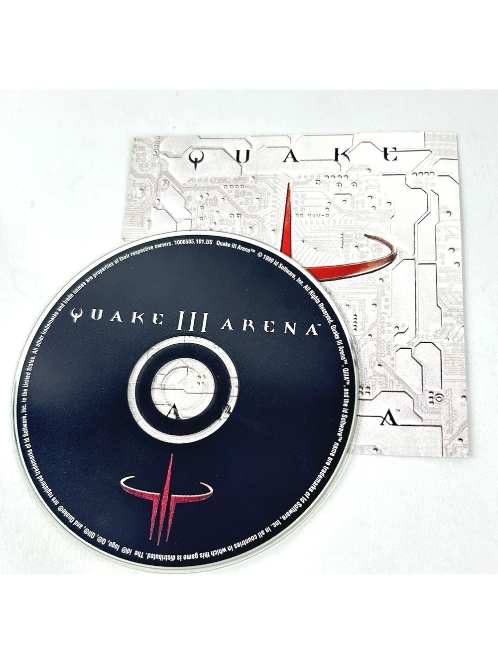 Quake 3 Arena PC Game Disc and Front Insert Only Tested